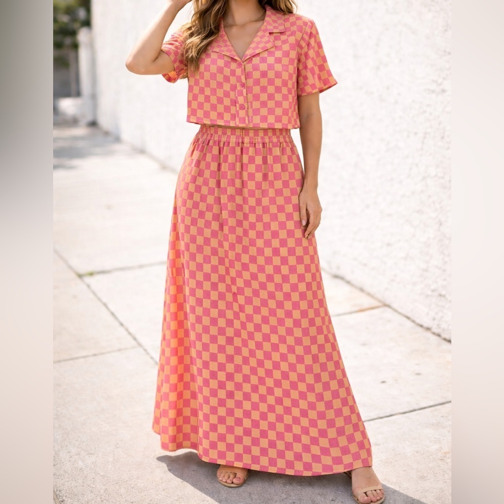 NWT | Heyson Pink & Orange Two-Piece Set | Size Large 💕✨ 🧡 - Picture 12 of 13